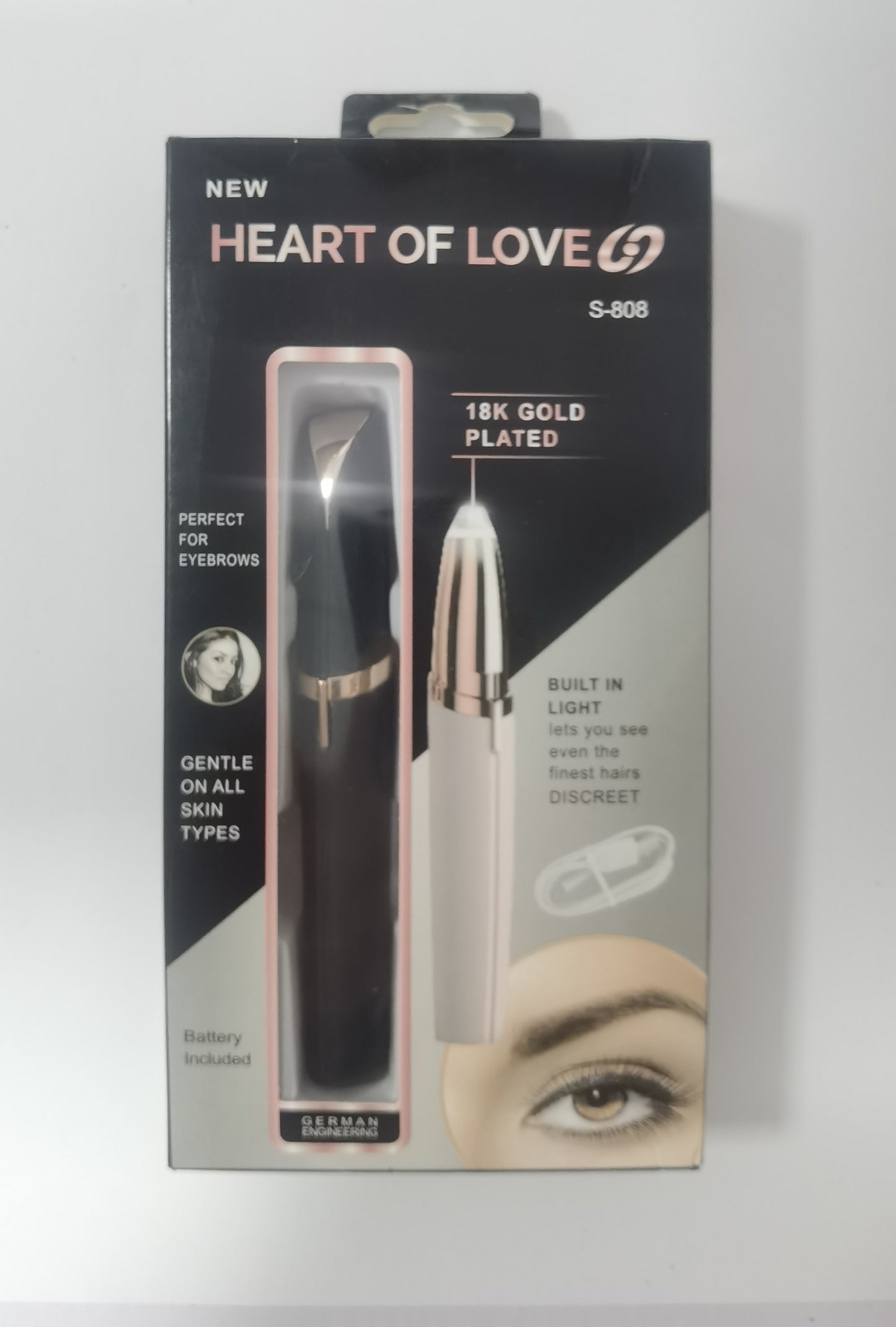 Mini Electric Eyebrow Trimmer Pen