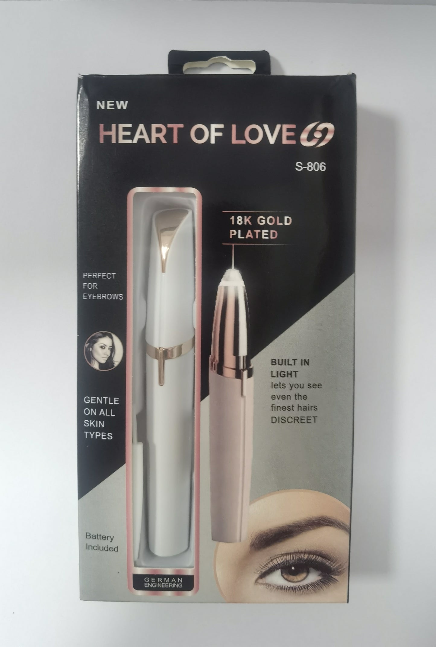 Mini Electric Eyebrow Trimmer Pen