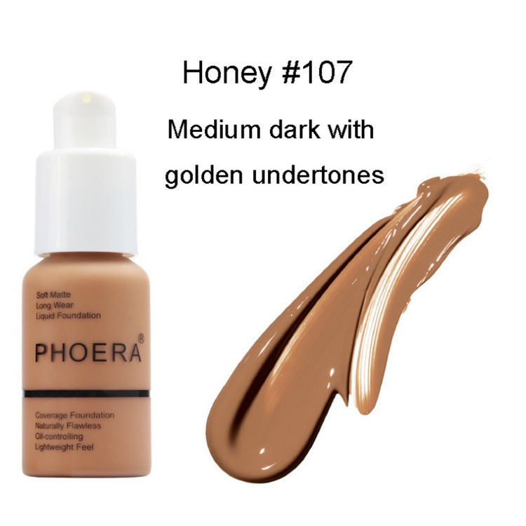 Matte Liquid Foundation & Concealer Cream