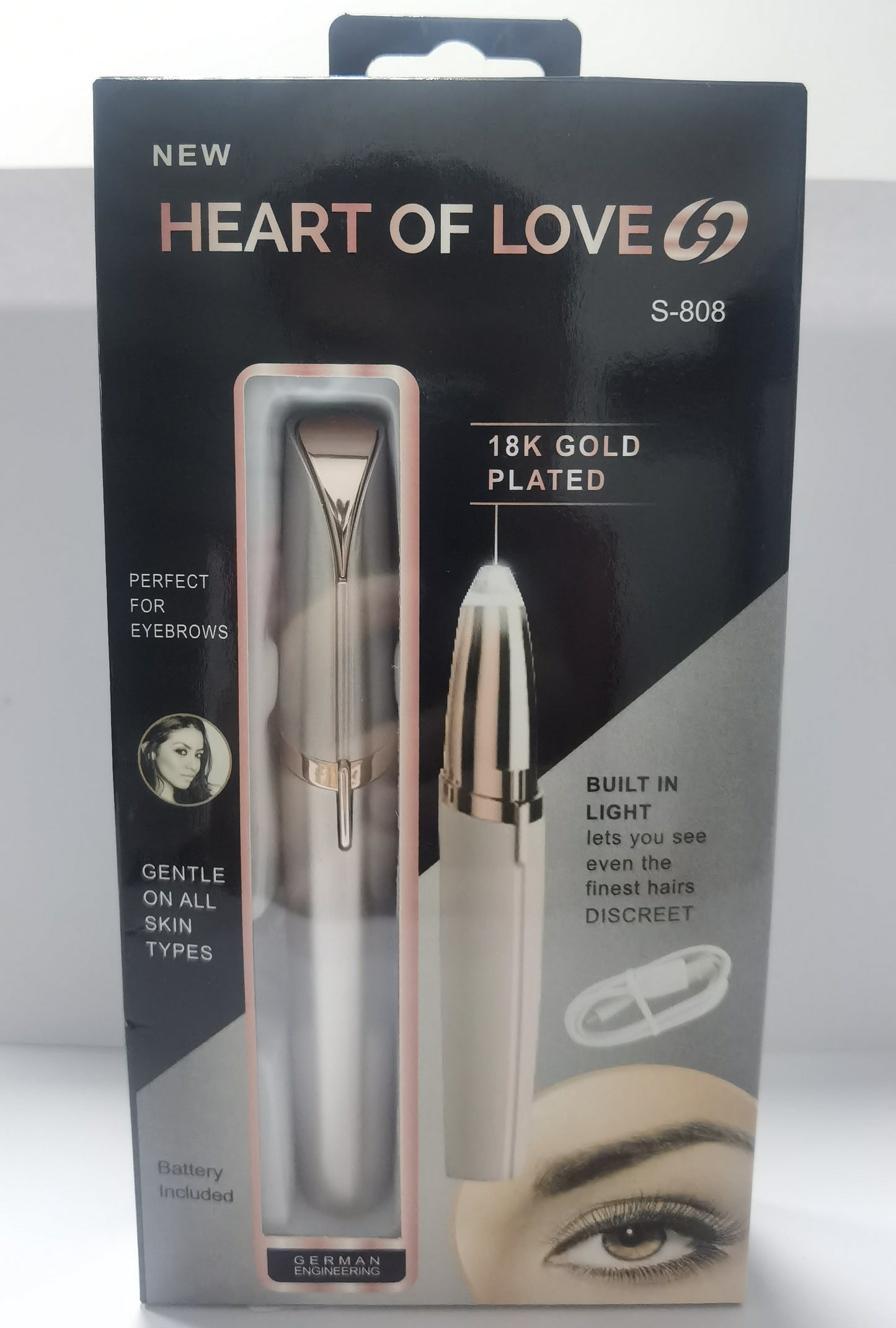 Mini Electric Eyebrow Trimmer Pen
