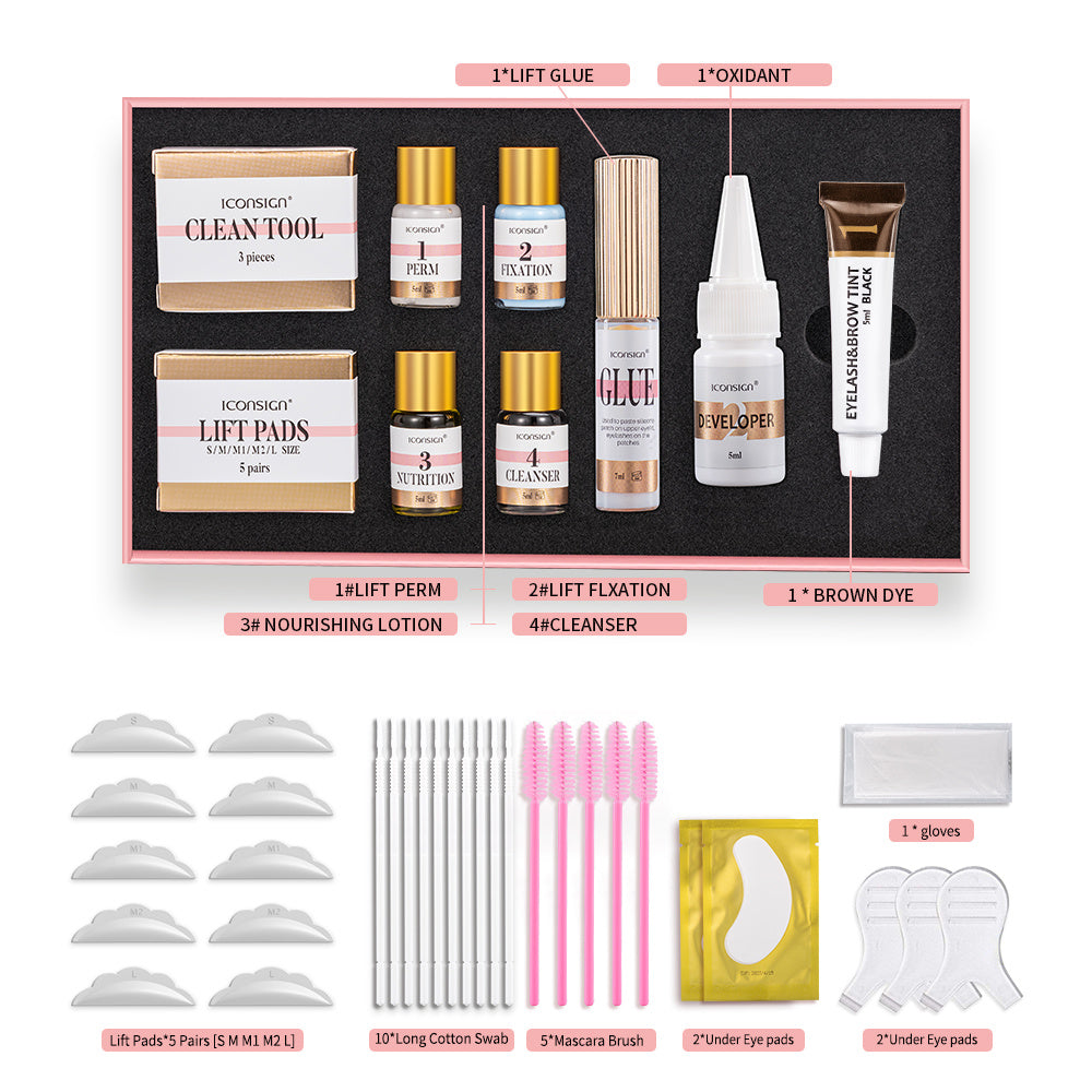 Lash Lift & Brow Tint Combo Kit | Salon-Style Lashes at Home