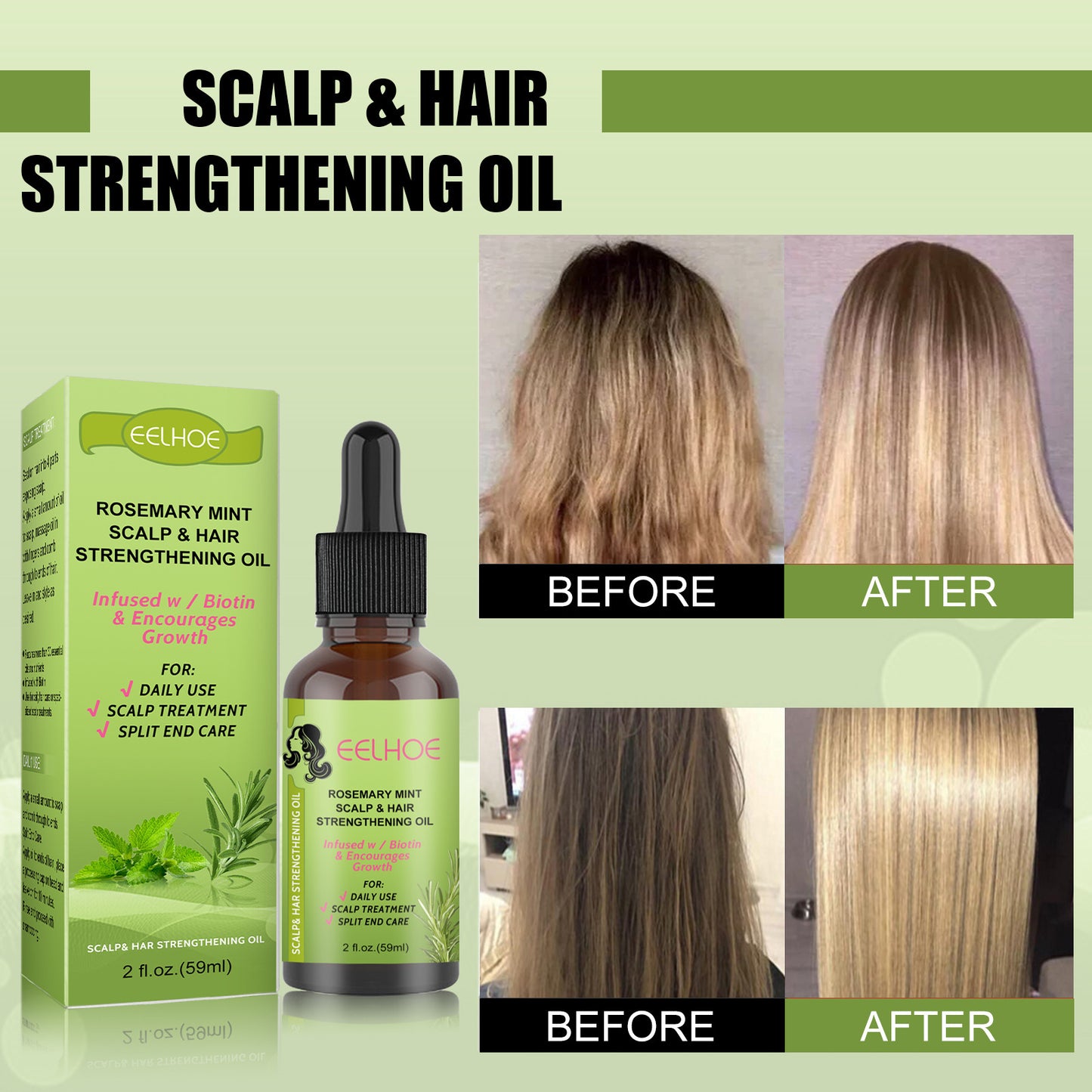 Rosemary & Mint Hair Growth Oil